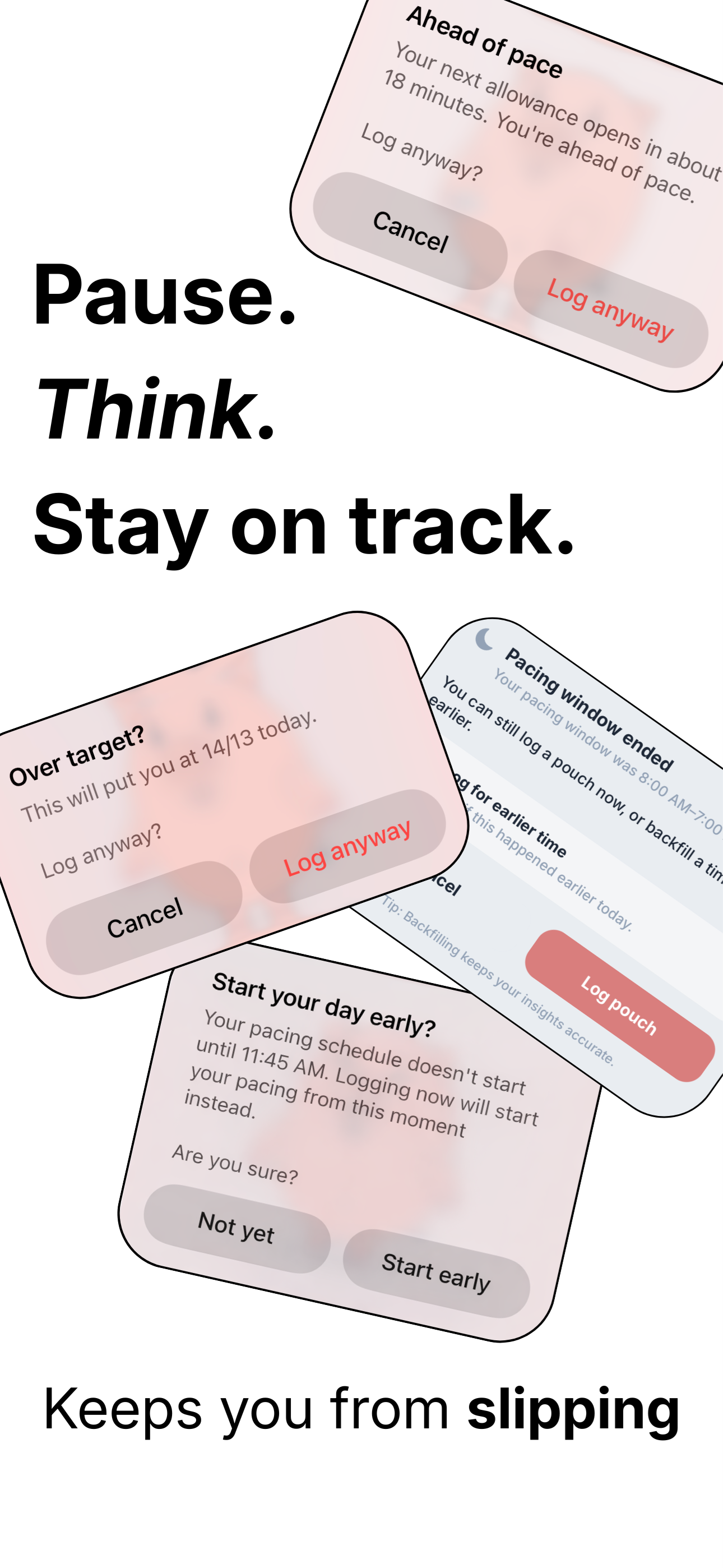 PouchPig friction screen